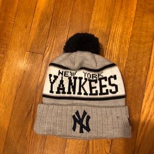 Yankees hat beanie